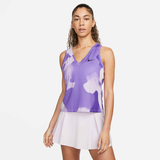 Nike Clothing-Nike, NikeCourt Dri-FIT Victory, Women's Printed Tennis Tank