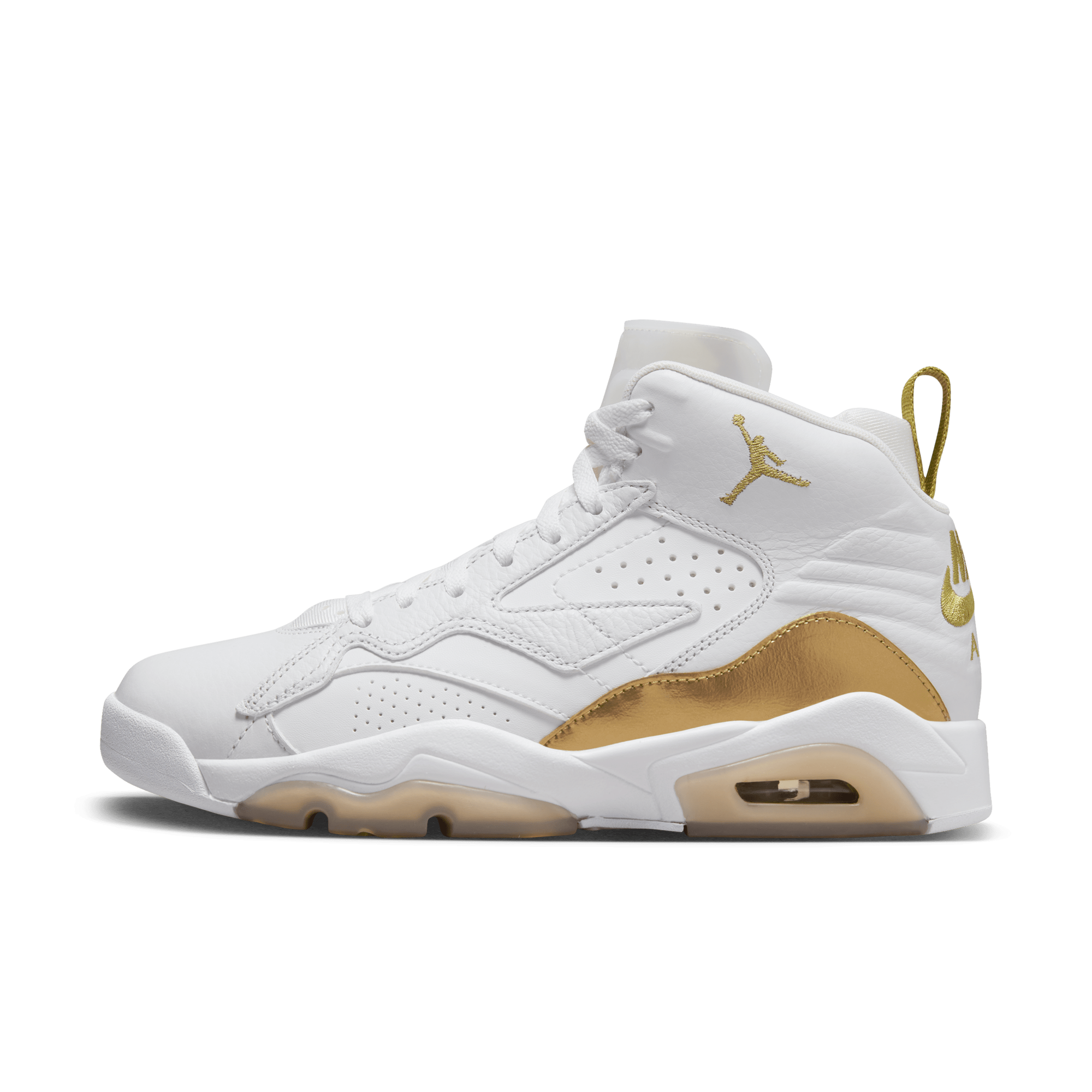 Gold jordan hotsell shoes