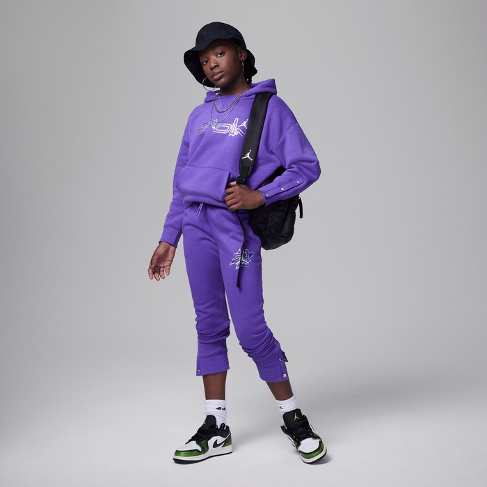 Jordan Take Flight Snap Fleece Pants image number 3 Jordan Take Flight Snap Fleece Pants image number 3