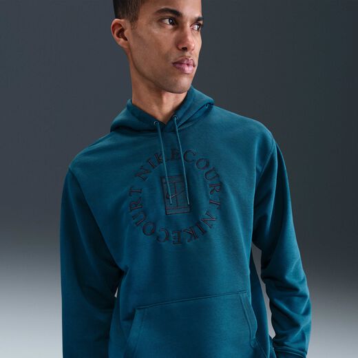 Tennis Hoodies & Sweatshirts-Nike, NikeCourt Heritage, Men's Dri-FIT French Terry Tennis Pullover Hoodie