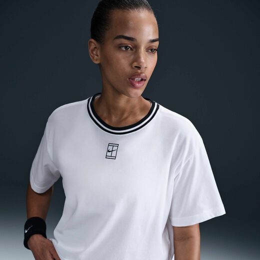 Women's Short Sleeves Shirts Sale-Nike, Nike Heritage, Women's Dri-FIT Short-Sleeve Cropped T-Shirt