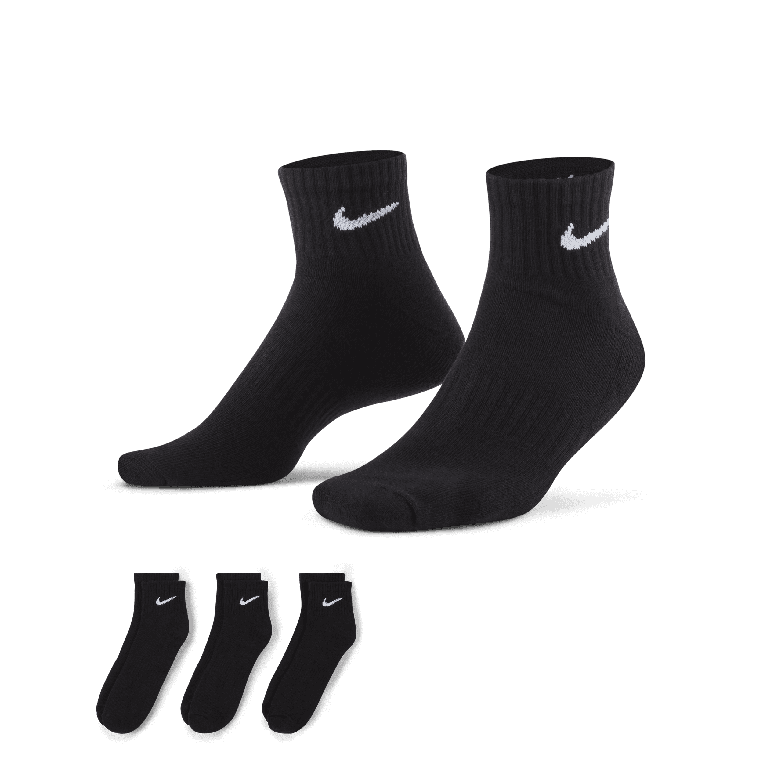 Nike mens store black socks