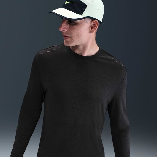 Running Tops & T-Shirts-Nike, Nike Run Wool, Men's Dri-FIT ADV Long-sleeve Running Top