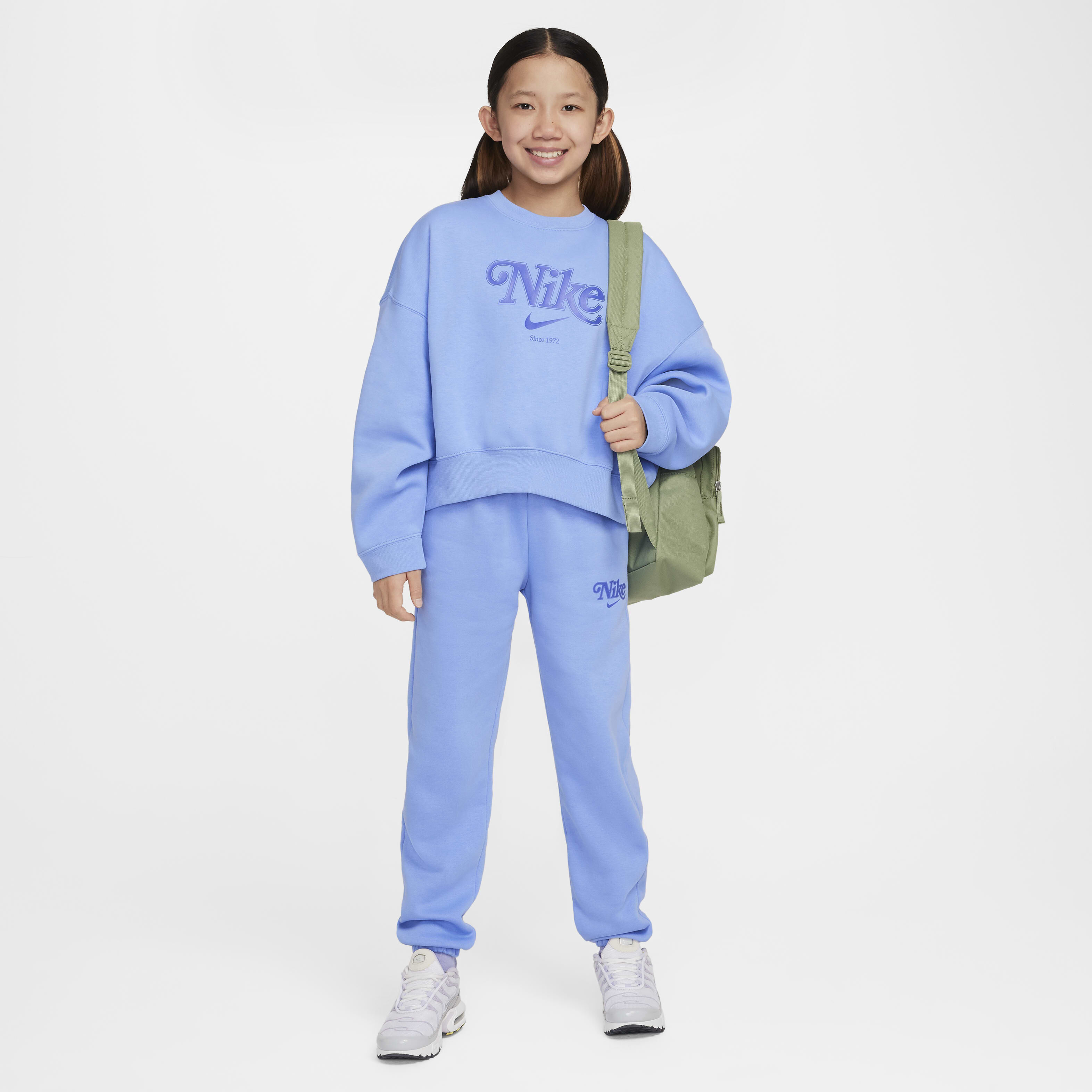 Buy Nike Sportswear Girls Cropped Fleece Sweatshirt Nike UAE Official