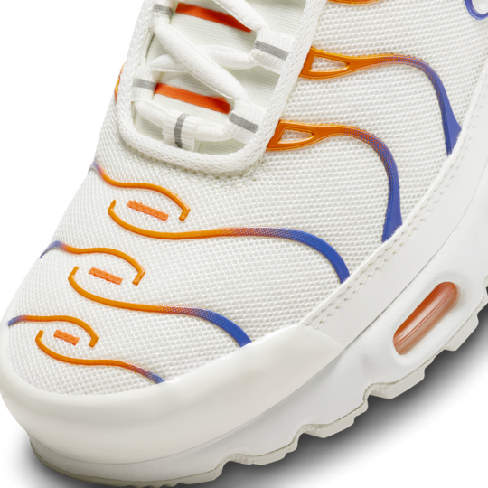 Orange blue nike top air max plus