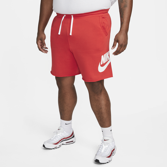 Nike alumni top shorts white