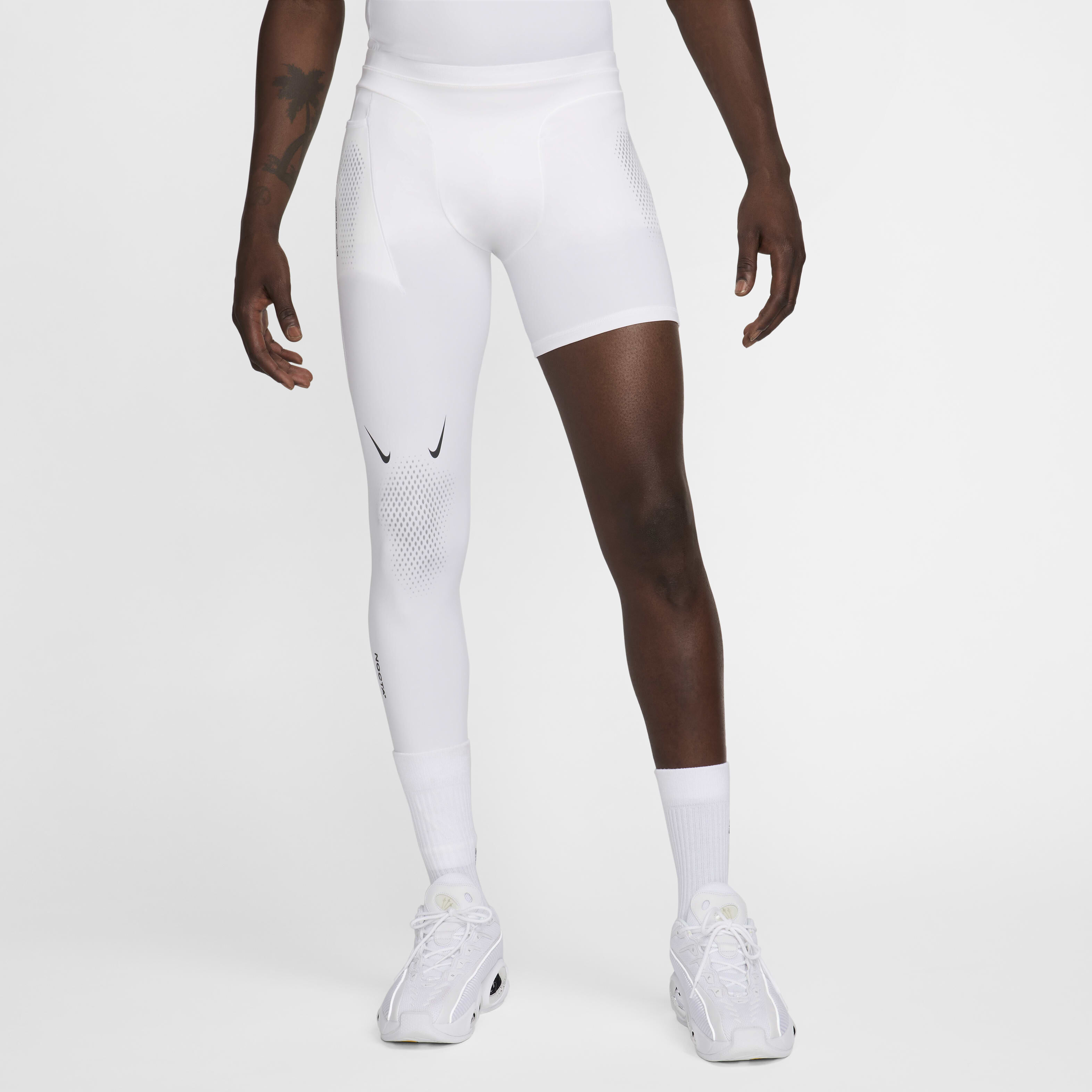 Buy NOCTA Men's Single-Leg Basketball Tights (Right) - White/Black