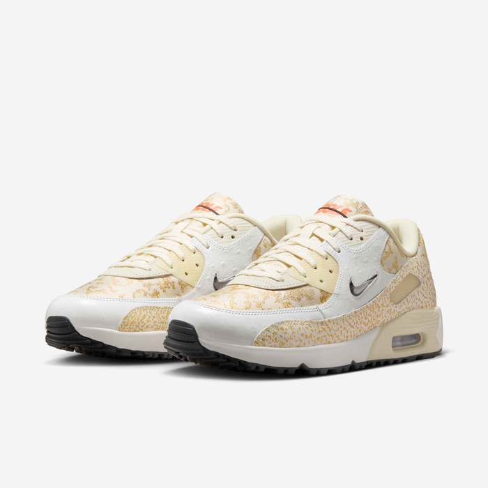 Buy Nike Air Max 90 G Golf Shoes White/Sail/Metallic Gold Nike