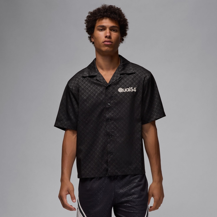Buy Jordan Quai 54 Men's Warm-Up Shirt Off Noir/Sail Nike UAE
