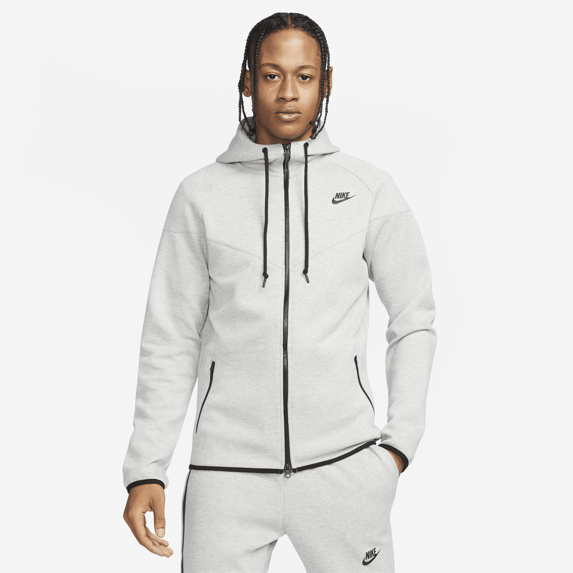 Nike tech fleece jacket white discount