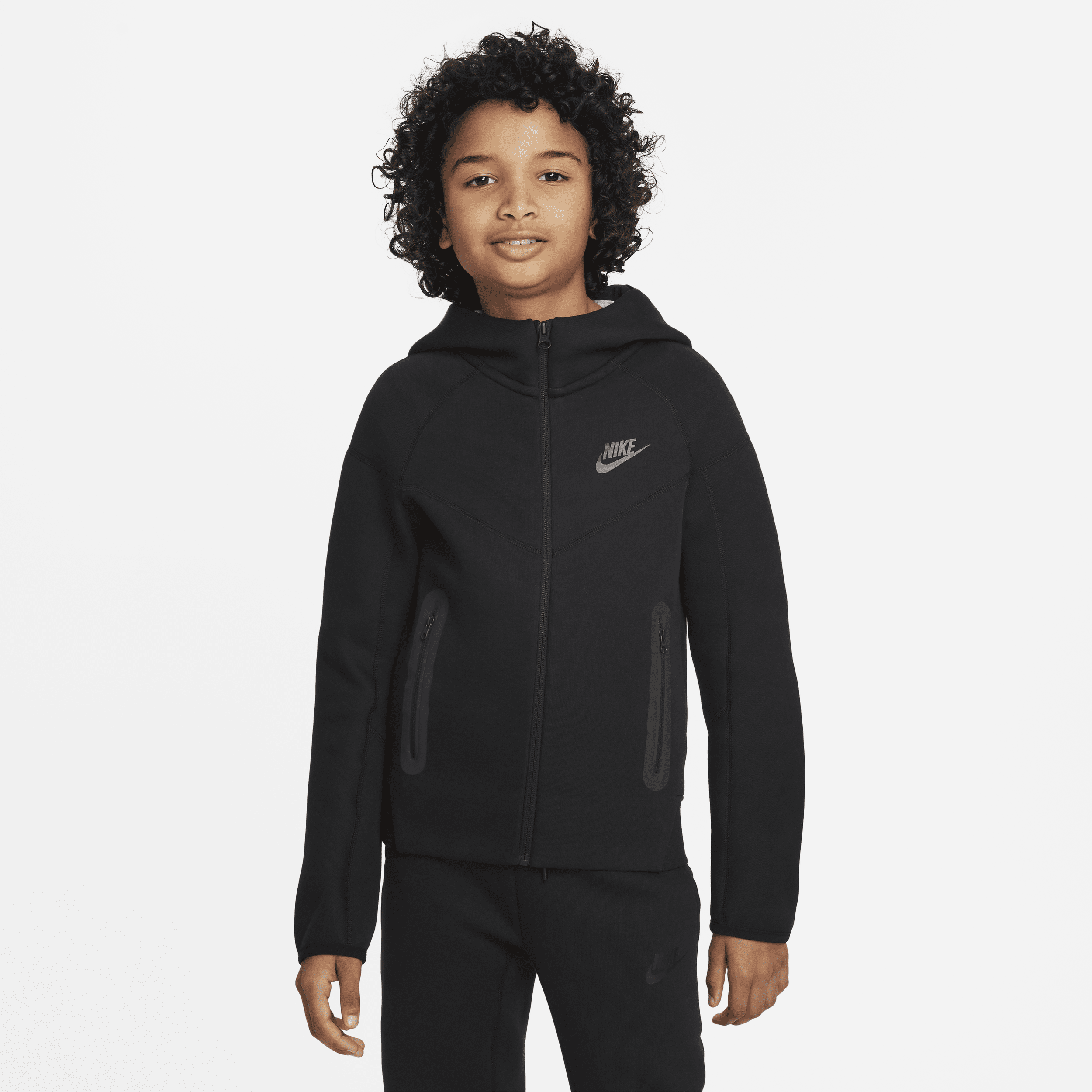 Shop Sportswear Tech Fleece Older Kids Boys Full Zip Hoodie