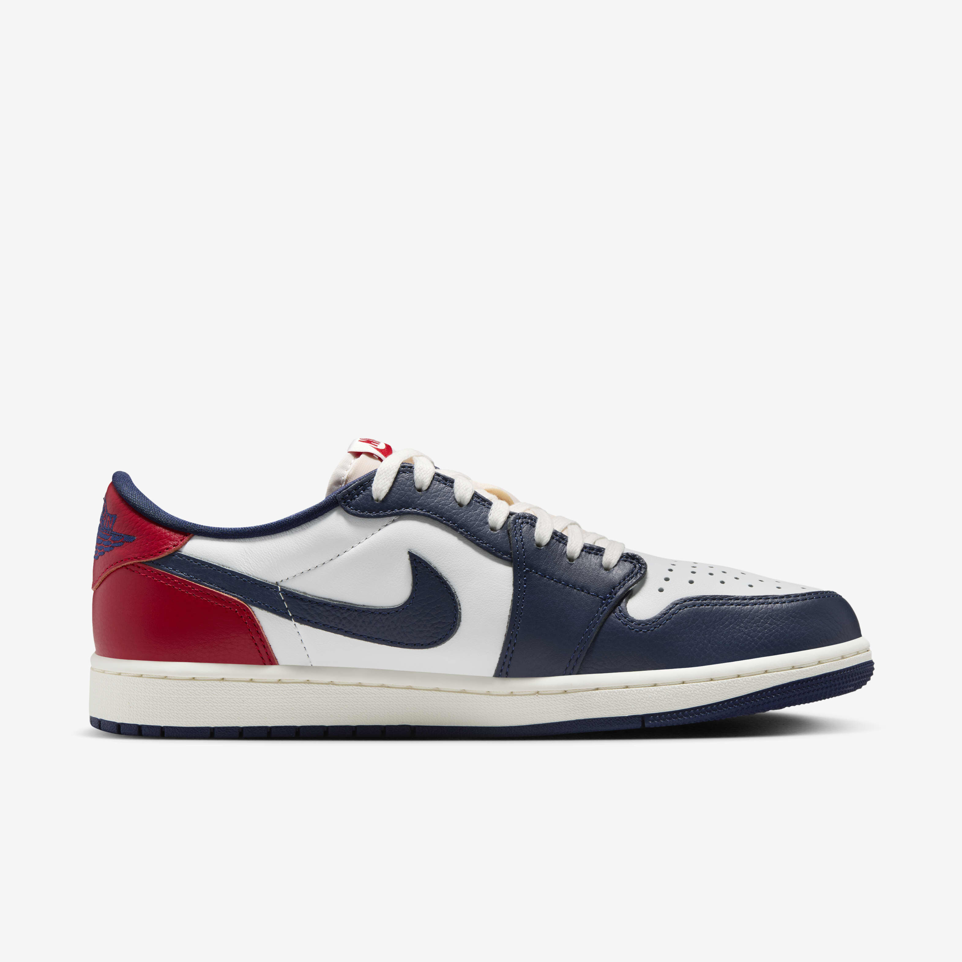 Buy Air Jordan 1 Retro Low Gym Red Midnight Navy Men s Shoes Summit White Midnight Navy Neutral Grey Gym Red Nike UAE Official