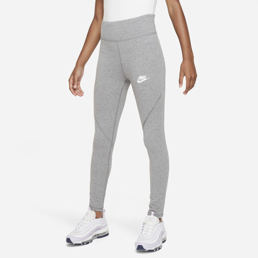 Leggings-Nike, Nike Sportswear Favourites, Older Kids' (Girls') High-Waisted Leggings Leggings-Nike, Nike Sportswear Favourites, Older Kids' (Girls') High-Waisted Leggings