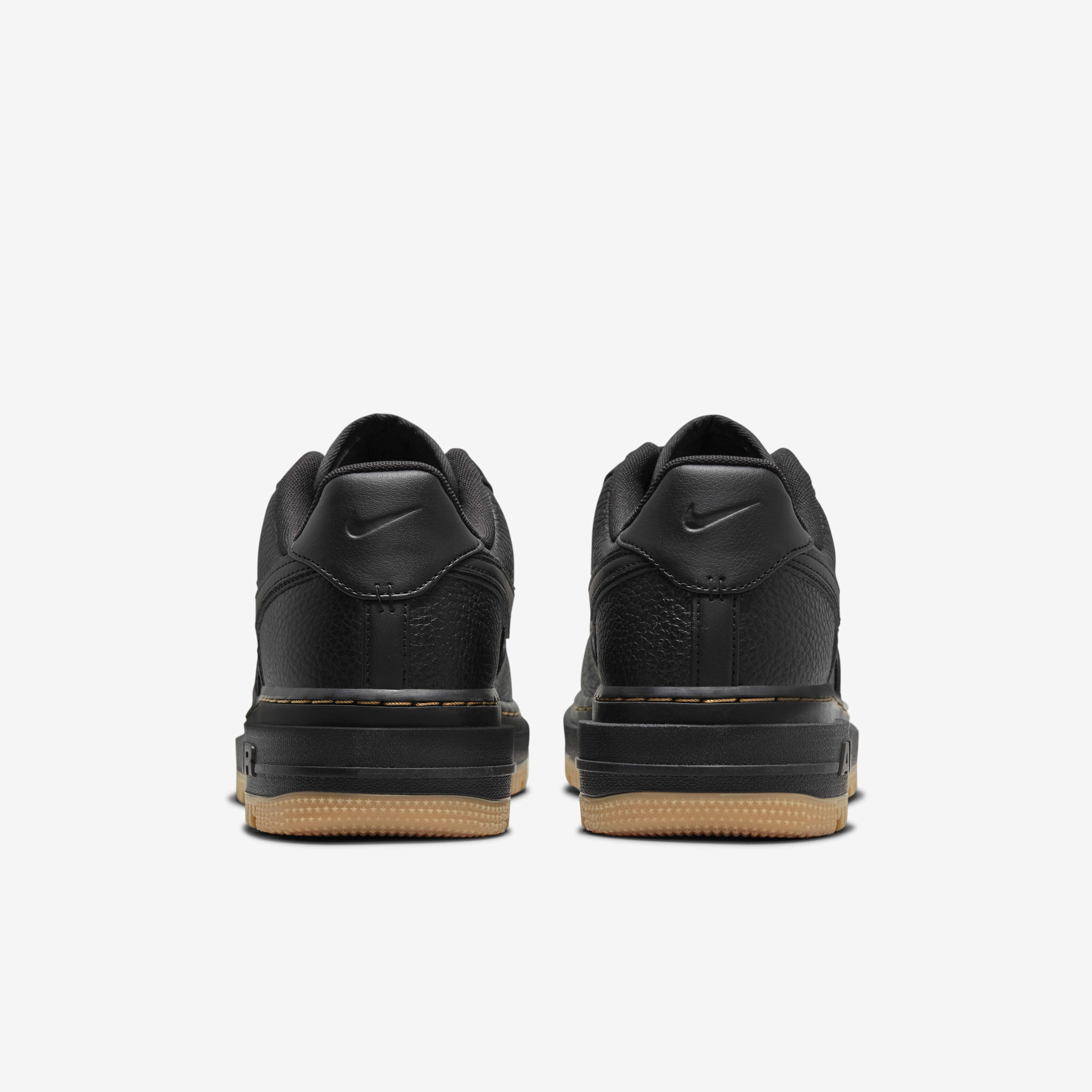 Buy Nike Air Force 1 Luxe Men s Shoes Black Bucktan Gum Yellow Black Nike UAE Official