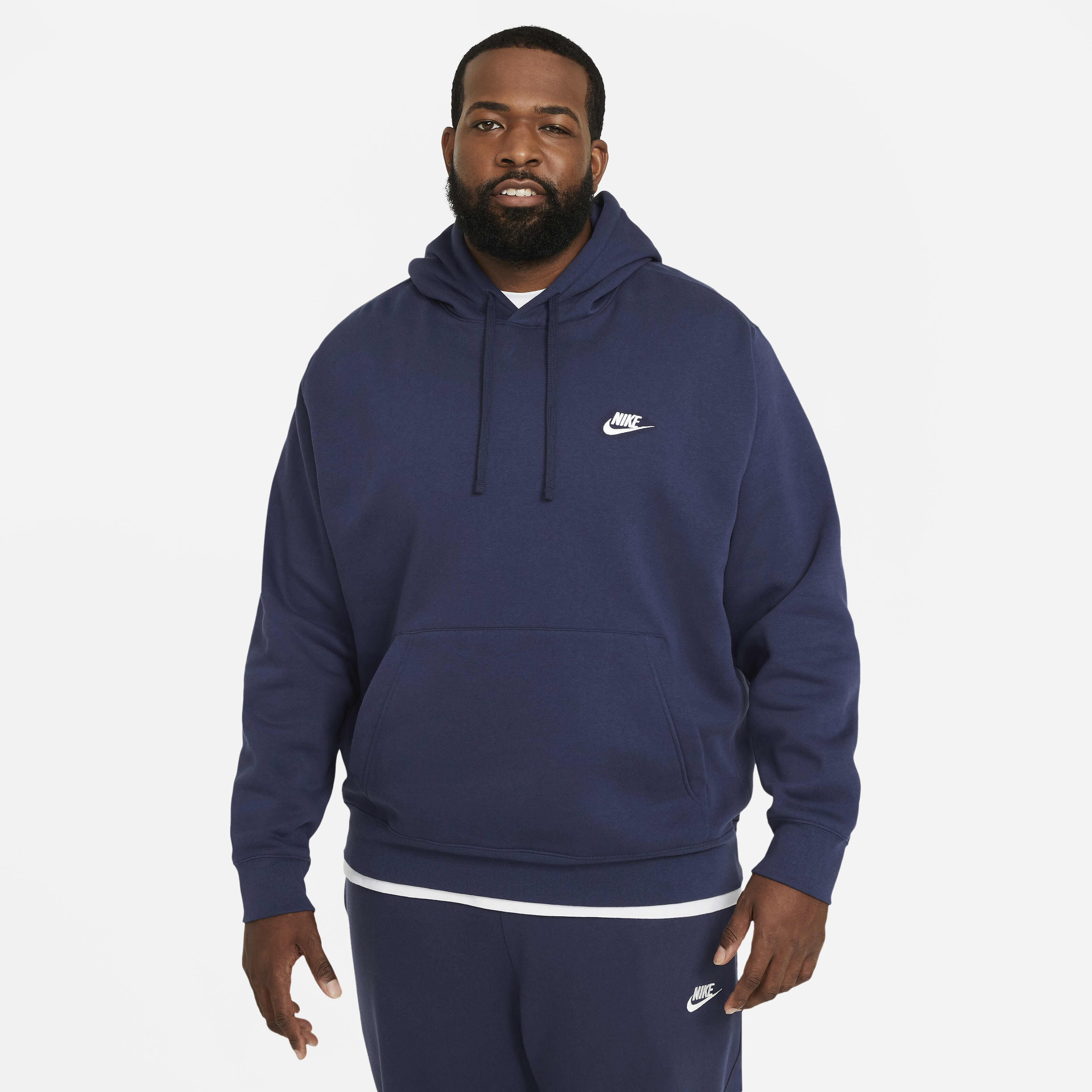 Navy blue nike hoodie shop