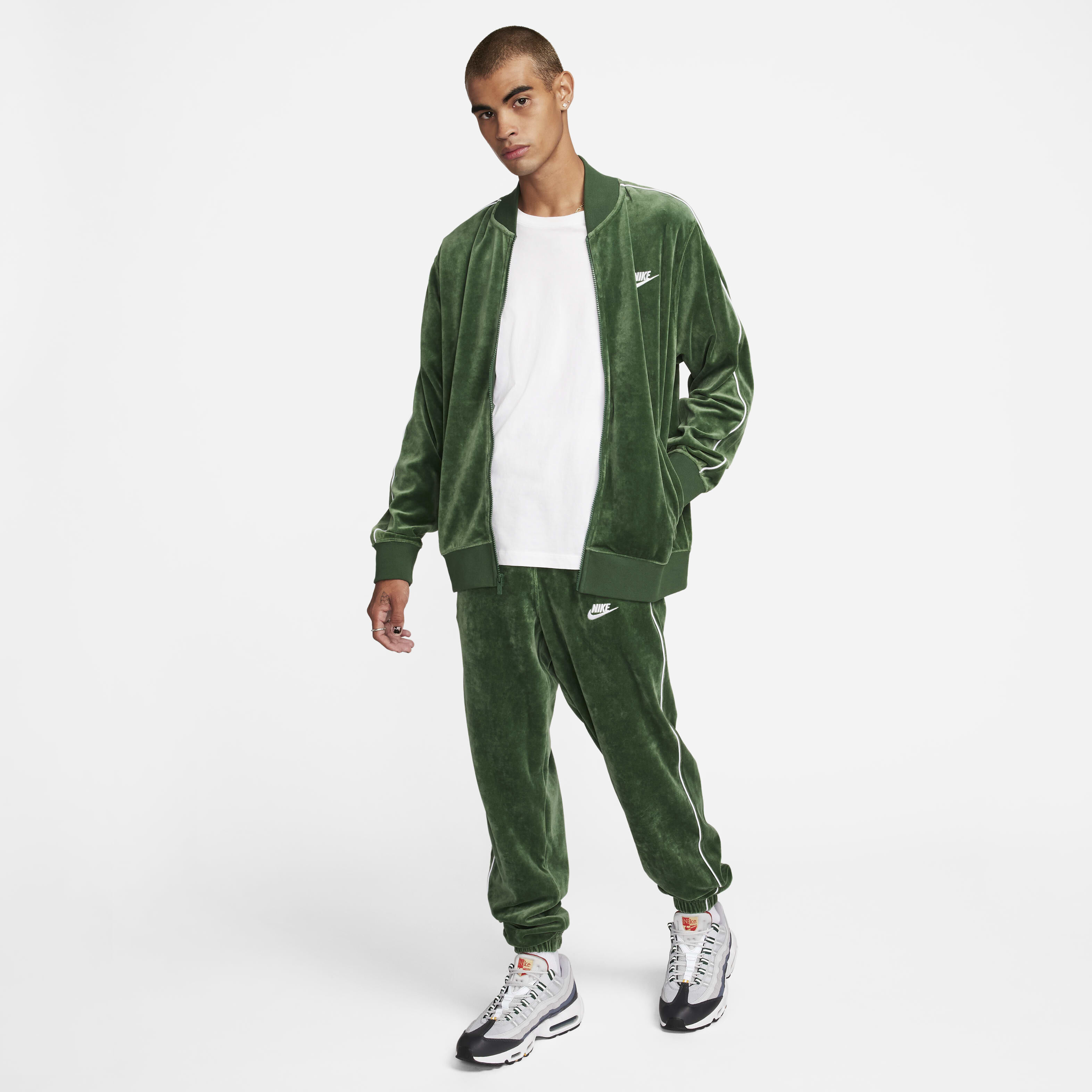 Buy Nike Sportswear Club Men s Velour Trousers Nike UAE Official