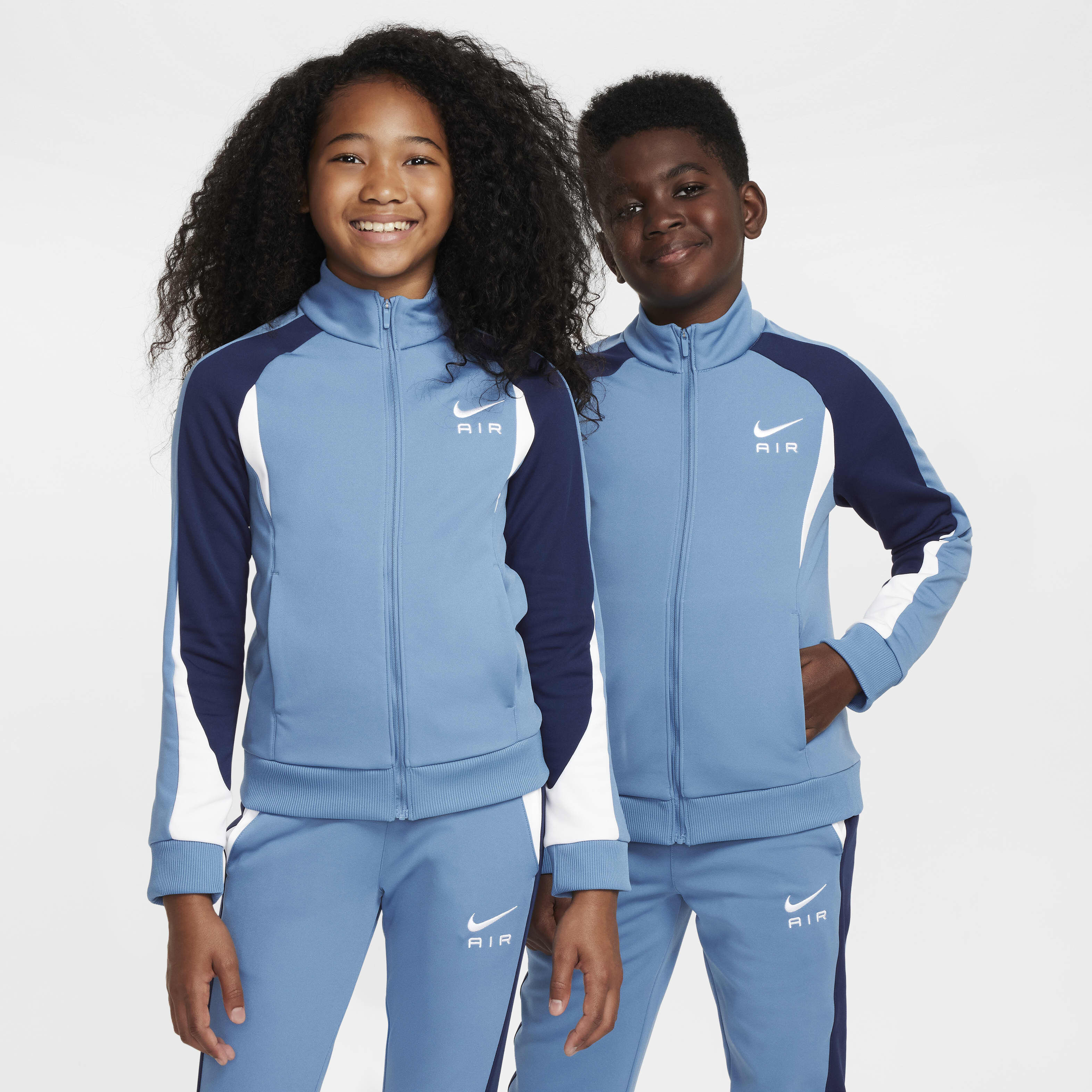 Buy Nike Air Older Kids Tracksuit Aegean Storm Midnight Navy White White Nike UAE Official