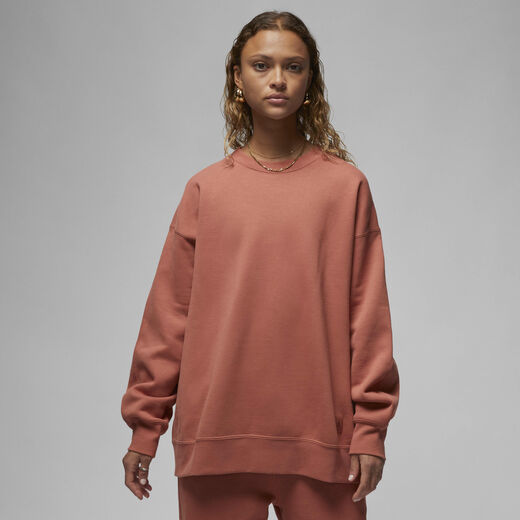 Hoodies & Sweatshirts-JRDN, Jordan Flight Fleece, Women's Crew-Neck Sweatshirt