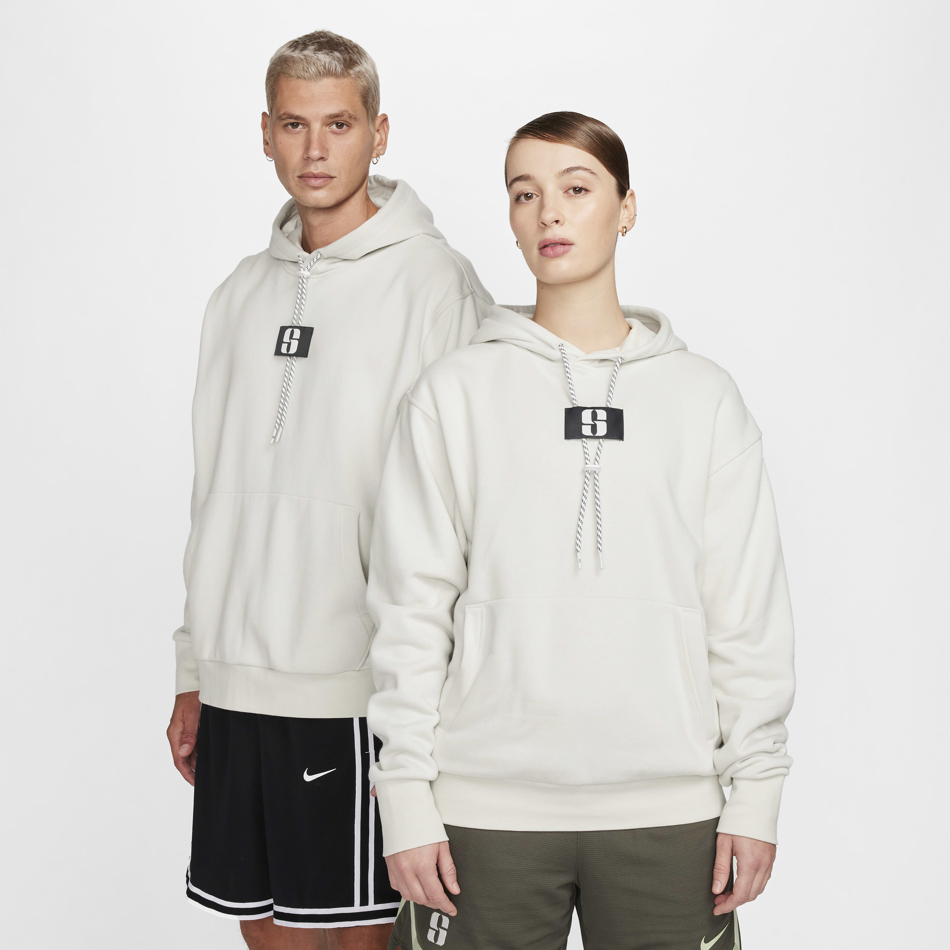 Buy Sabrina Fleece Basketball Hoodie - Light Bone/Rush