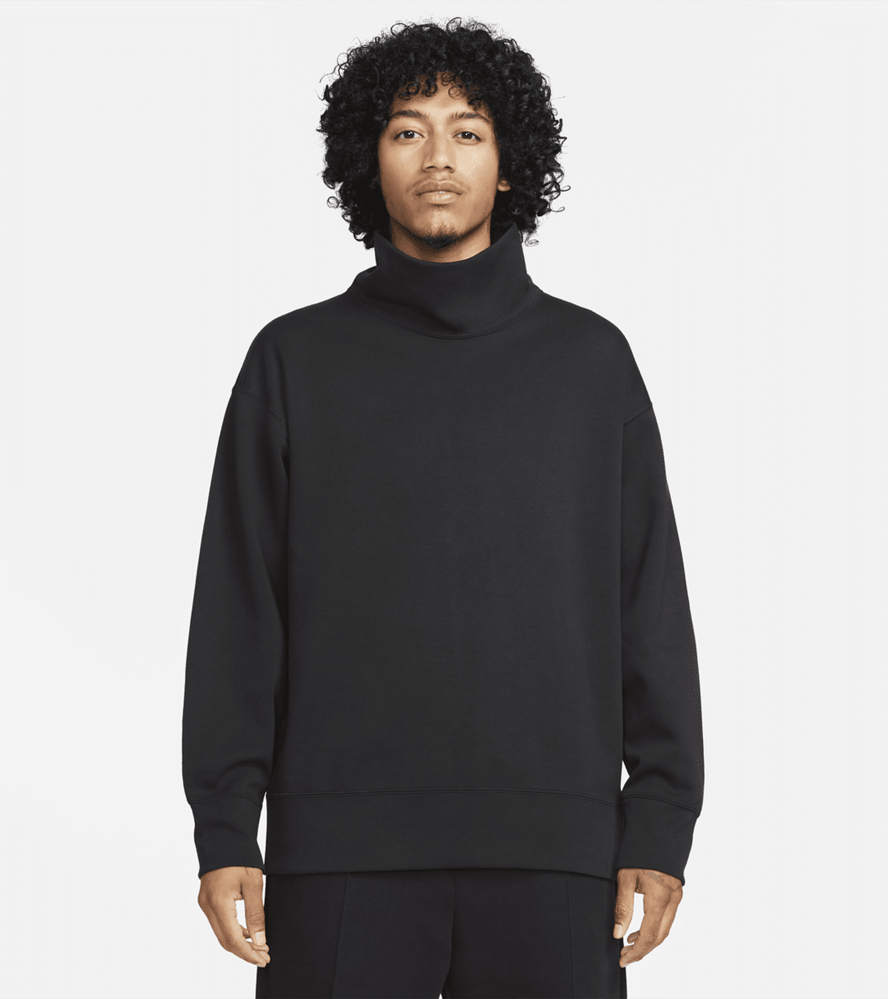 Oversized best sale black turtleneck