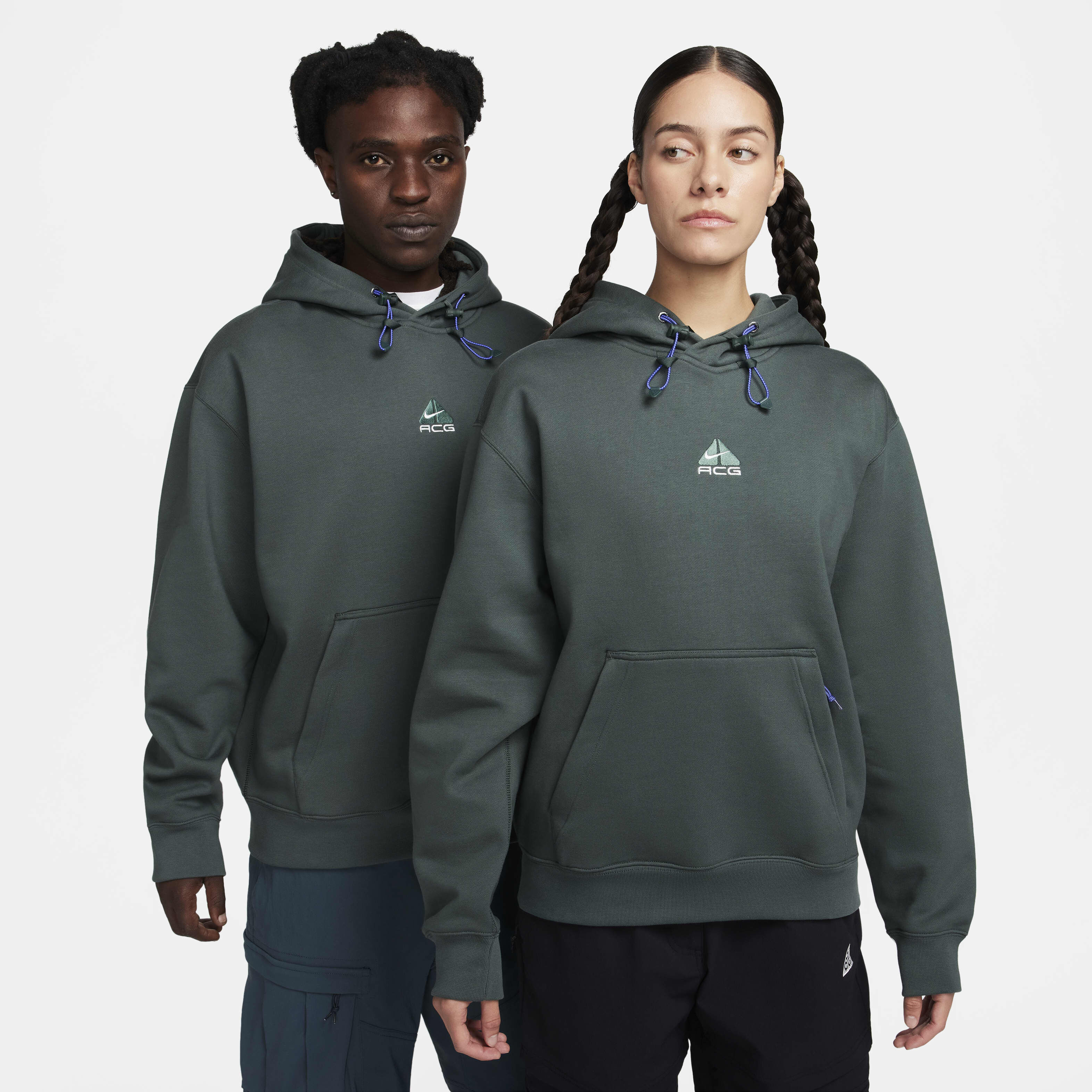 Buy Nike ACG Therma FIT Fleece Pullover Hoodie Vintage Green Summit White Nike UAE Official