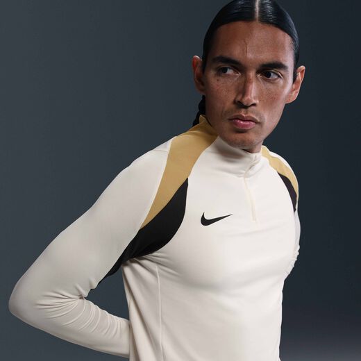 Men's Long Sleeves Shirts-Nike, Nike Strike, Men's Dri-FIT Football 1/2-Zip Drill Top