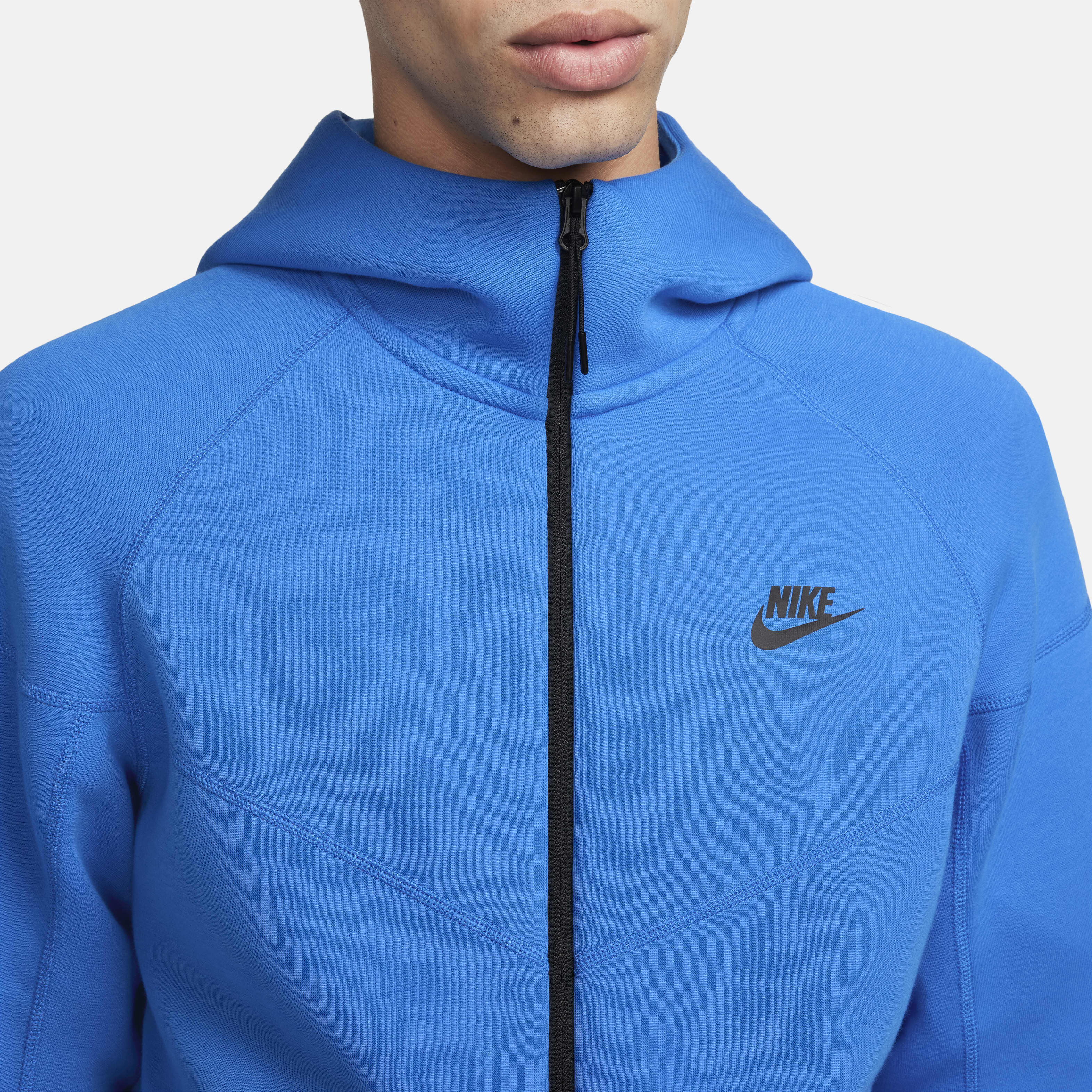 Blue nike fleece jacket on sale