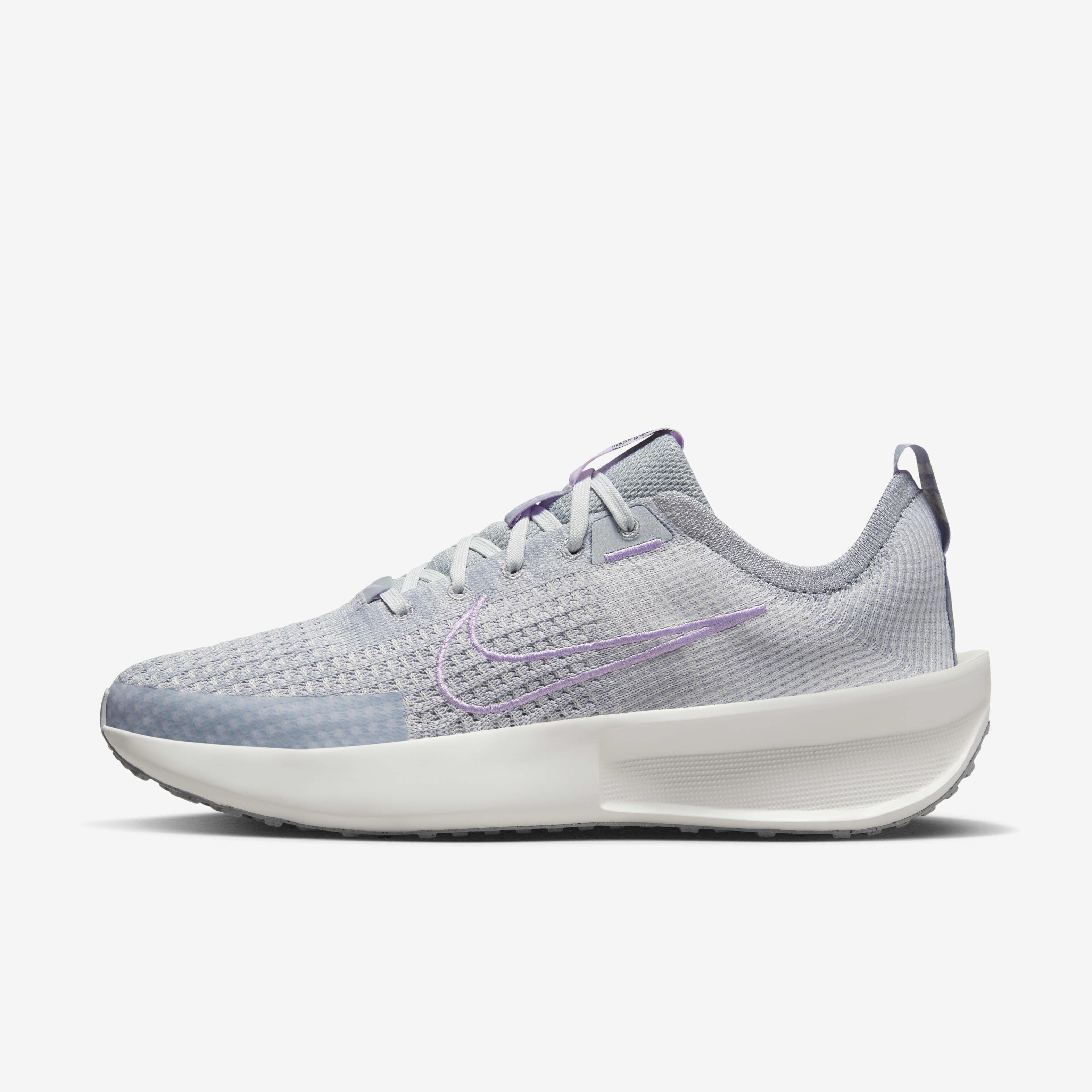 Grey and purple nike shoes 2025