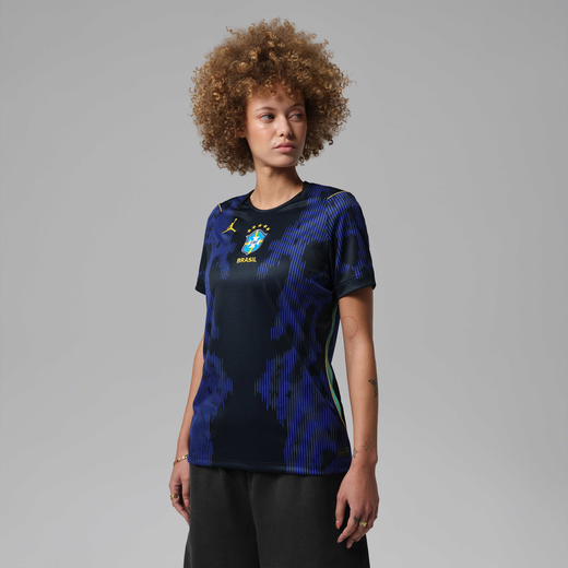 National Football Kits 2026-JRDN, Brazil 2026 Stadium Away, Women's Jordan Dri-FIT Football Replica Shirt