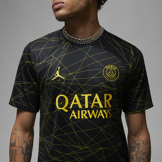 Psg top black gold