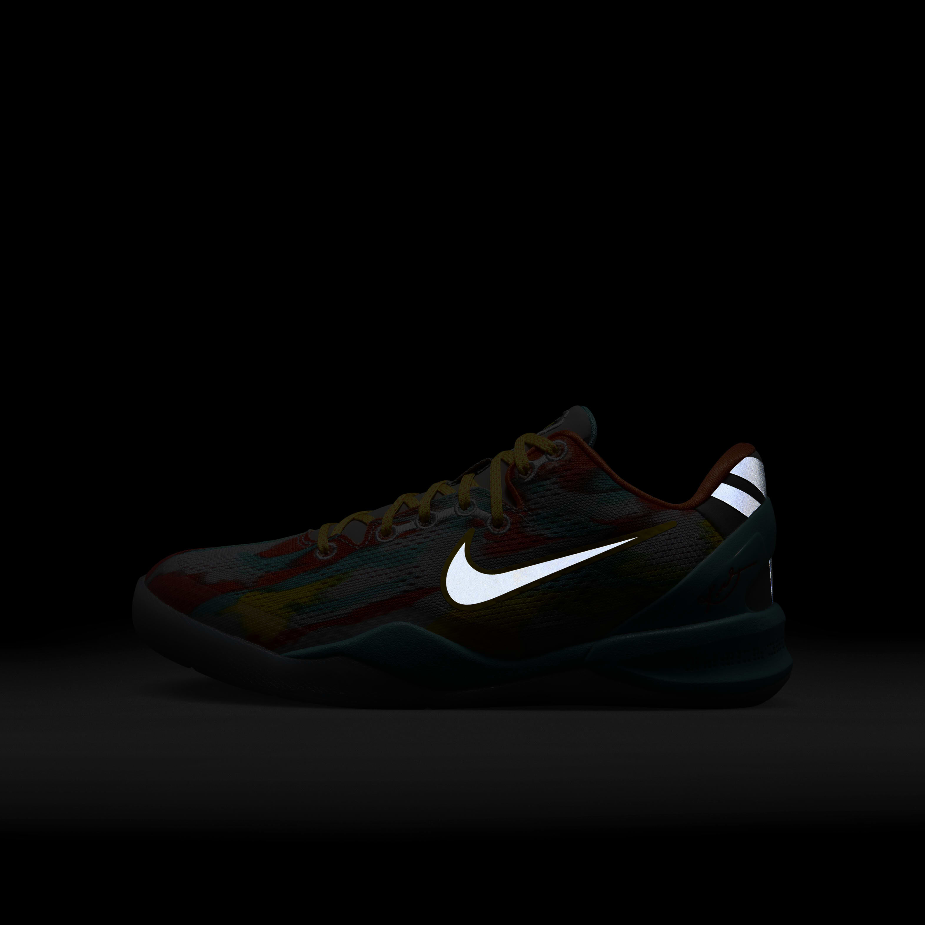 Buy Kobe 8 Older Kids Basketball Shoes Stadium Grey Tour Yellow Metallic Silver Nike UAE Official