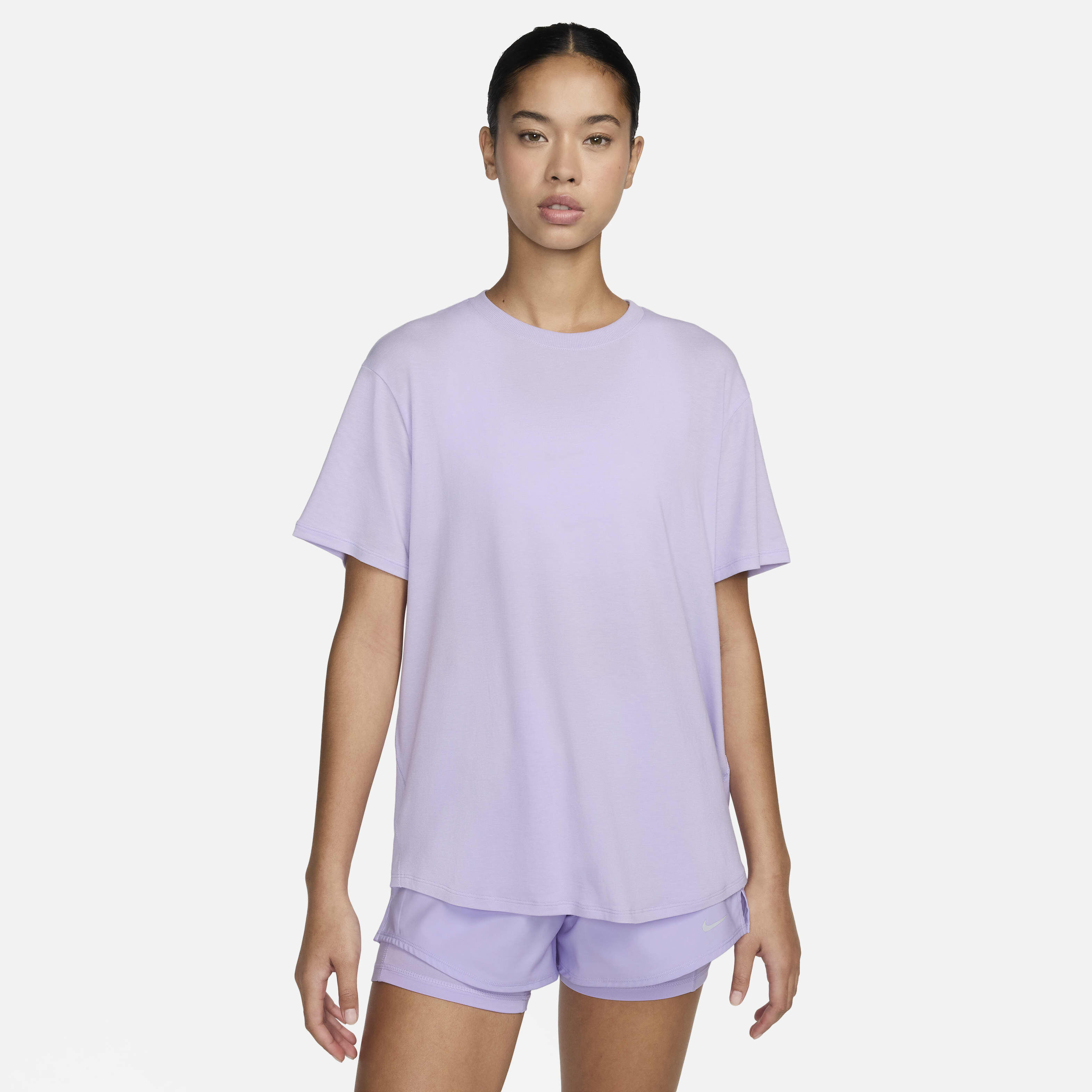 Blue nike shirt women's hotsell