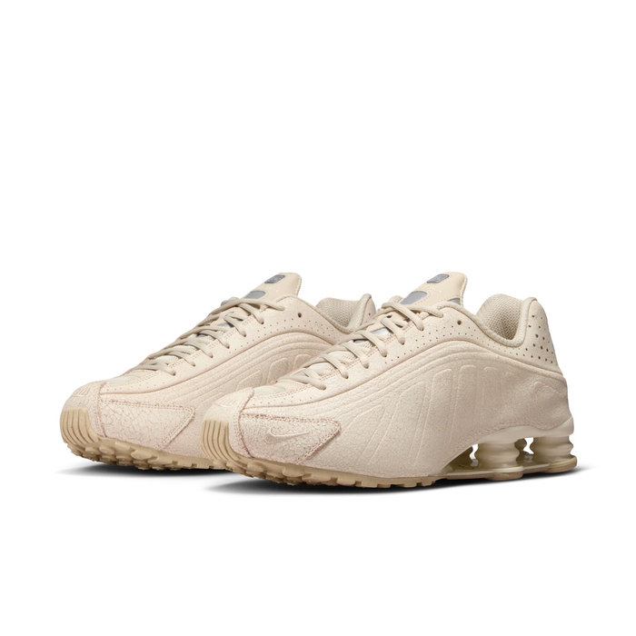 Nike Shop R4 Buy Nike Shox R4 Men's Shoes - Natural/Net/Metallic Silver @ Nike UAE