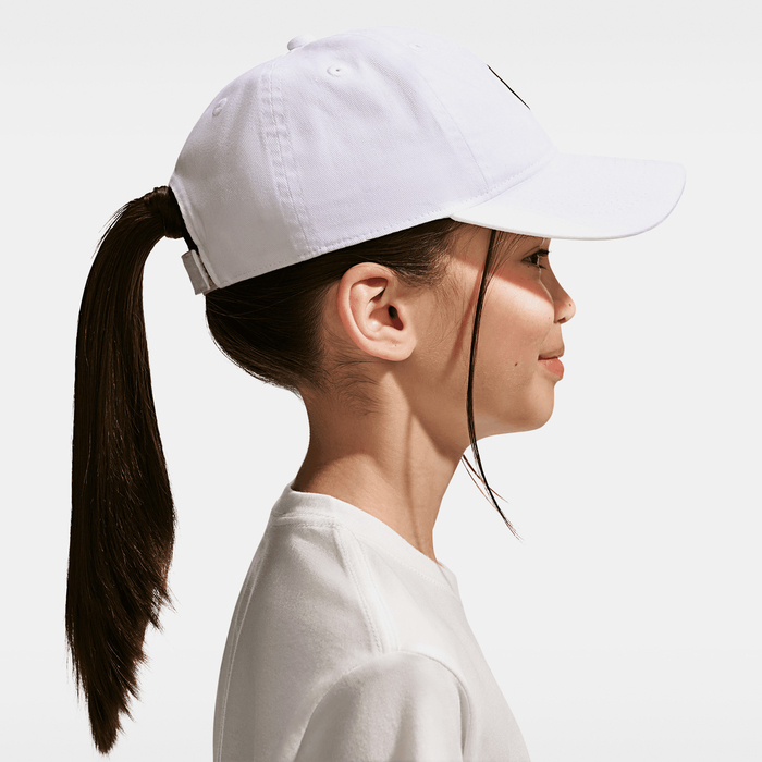 Buy Nike Little Kids' Swoosh Sport Club Cap - White @ Nike UAE