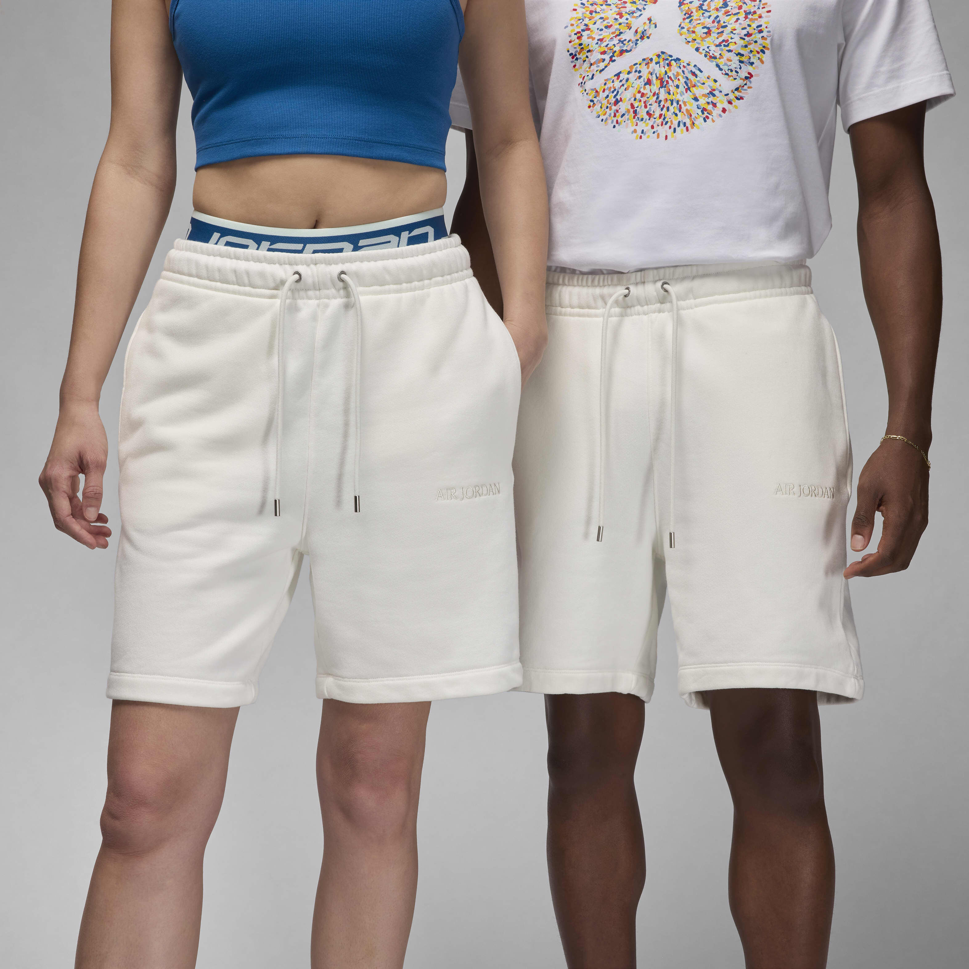 Buy Air Jordan Wordmark Men's Fleece Shorts - Sail/Sail