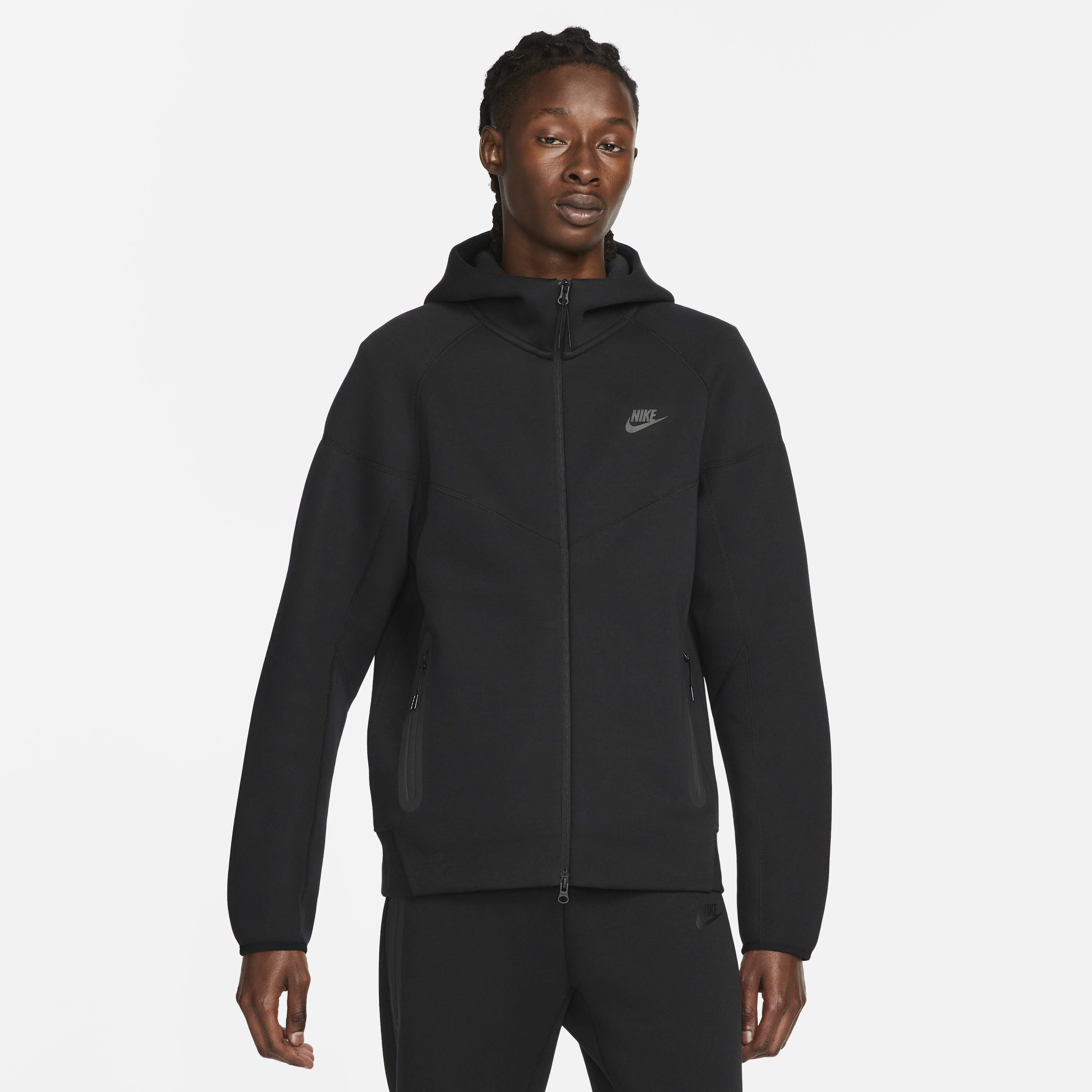 Blue nike swoosh hoodie clearance