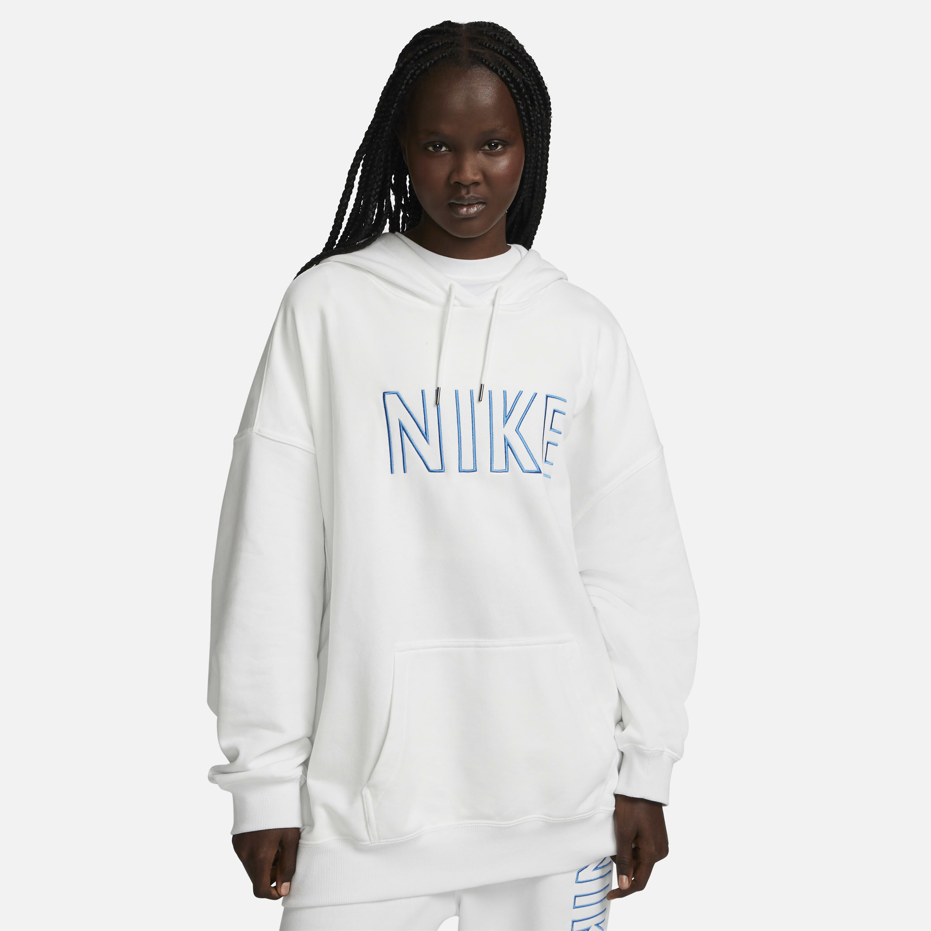 Buy Nike Sportswear Women s Oversized Pullover Hoodie Summit White Nike UAE Official