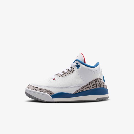 أحذية وسنيكرز للأطفال-جوردن, Jordan 3 "True Blue", حذاء للأطفال الصغار