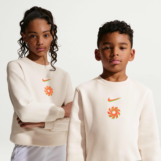 Football Hoodies & Sweatshirts-Nike, Erling Haaland Club Fleece, Older Kids' Nike Football Crew-Neck Sweatshirt