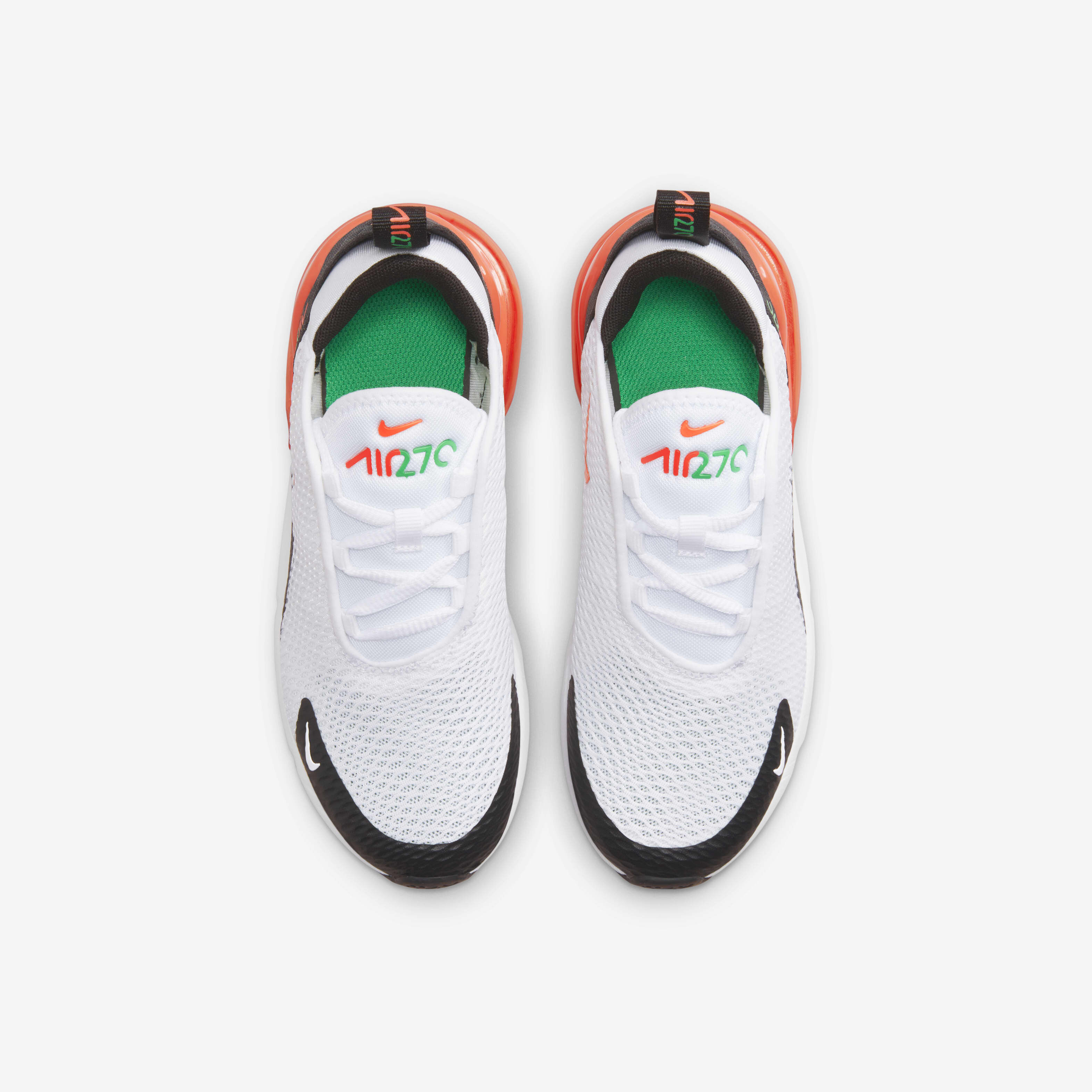 nike 270 green orange