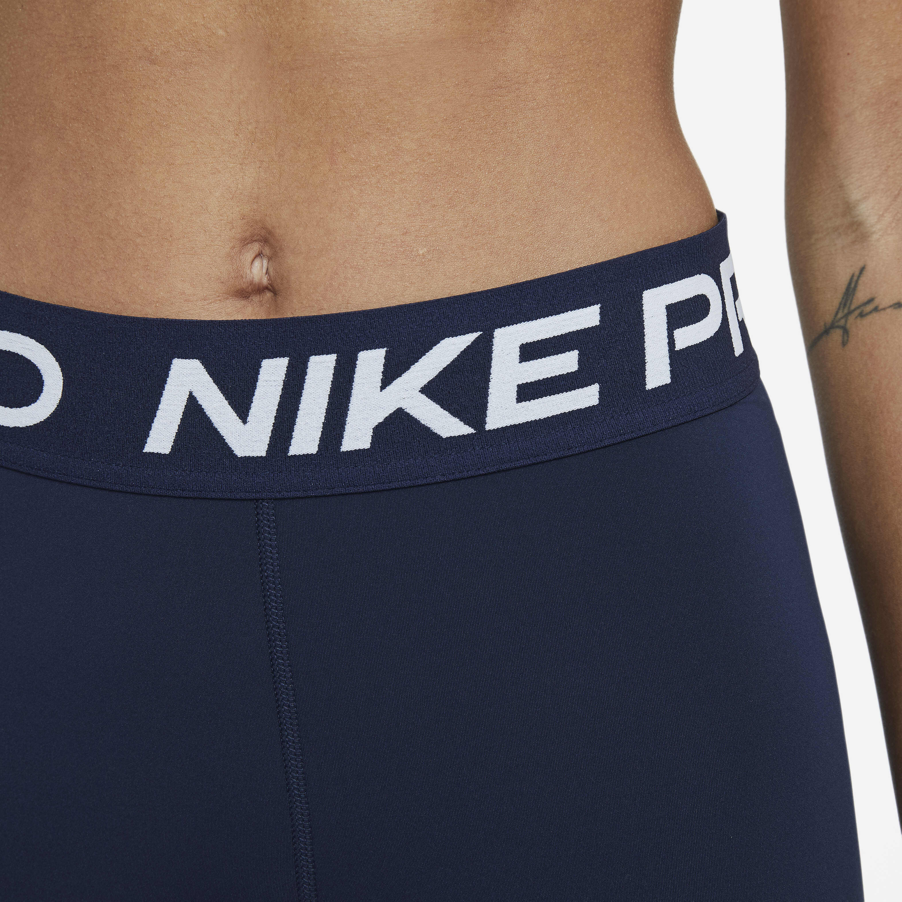 Navy blue women's nike pro shorts clearance