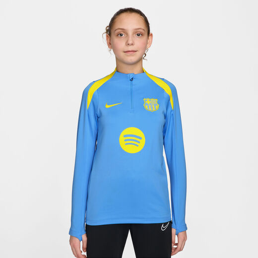 New In-Nike, F.C. Barcelona Strike Fourth, Older Kids' Nike Dri-FIT Football Knit Drill Top