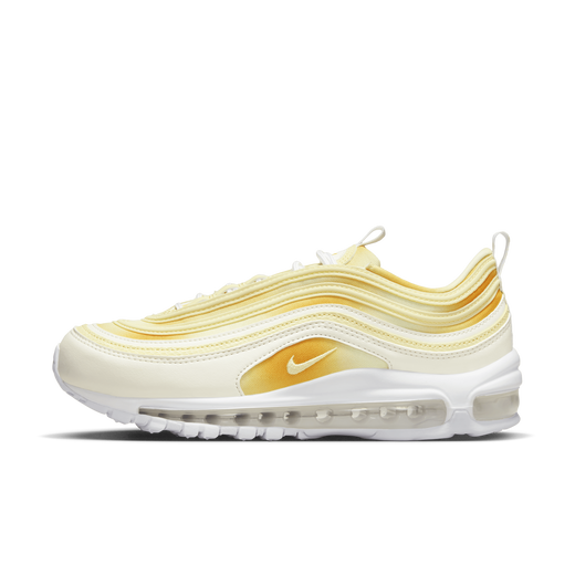 Orange and white air max 97 hot sale