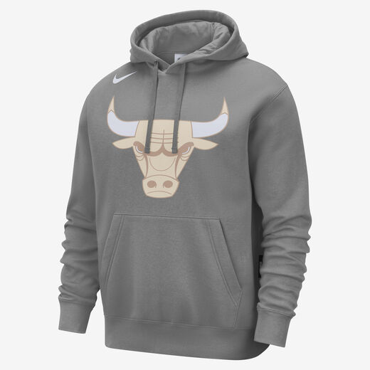 Hoodies & Sweatshirts-Nike, Chicago Bulls Club City Edition, Men's Nike NBA Fleece Pullover Hoodie