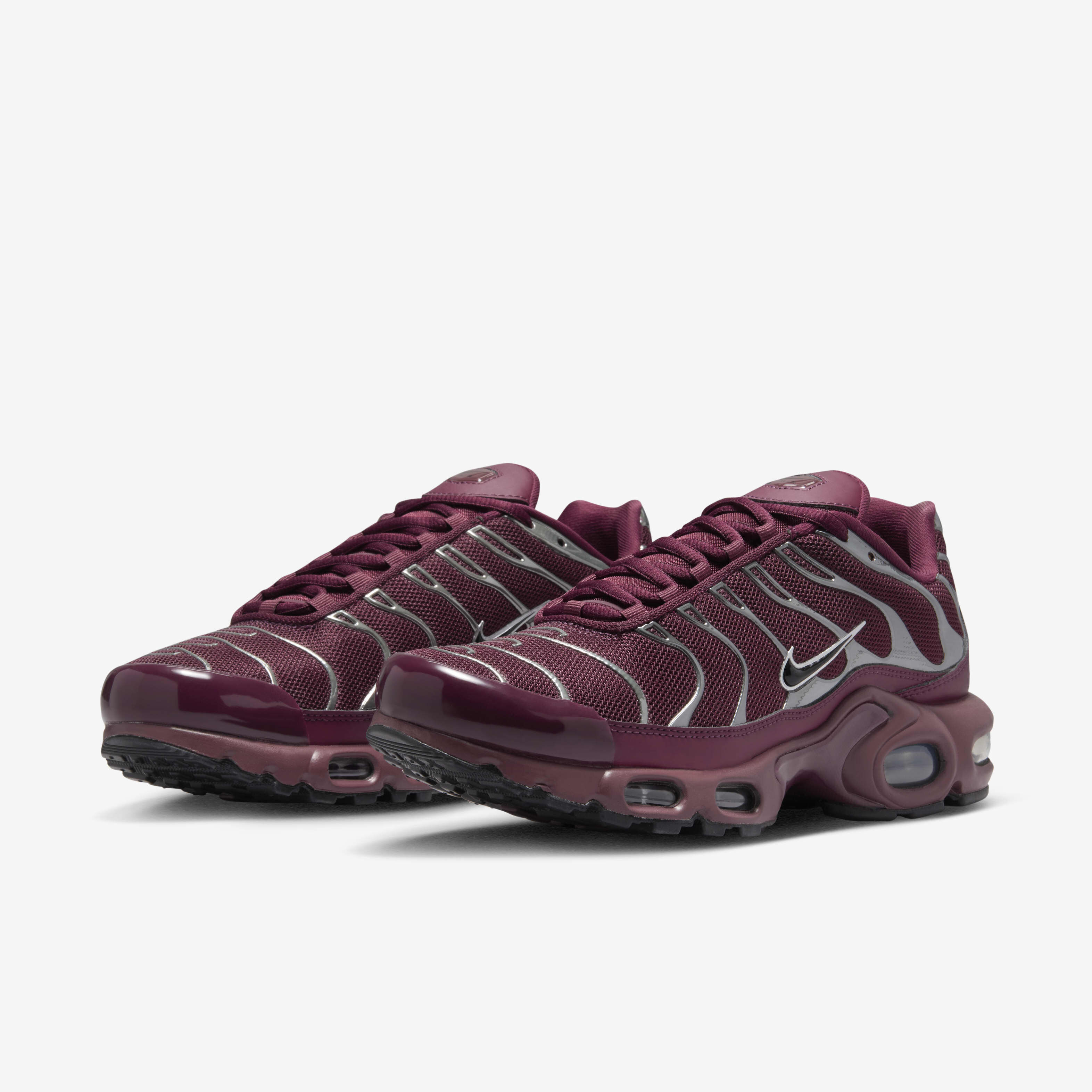 Burgundy air max plus womens store