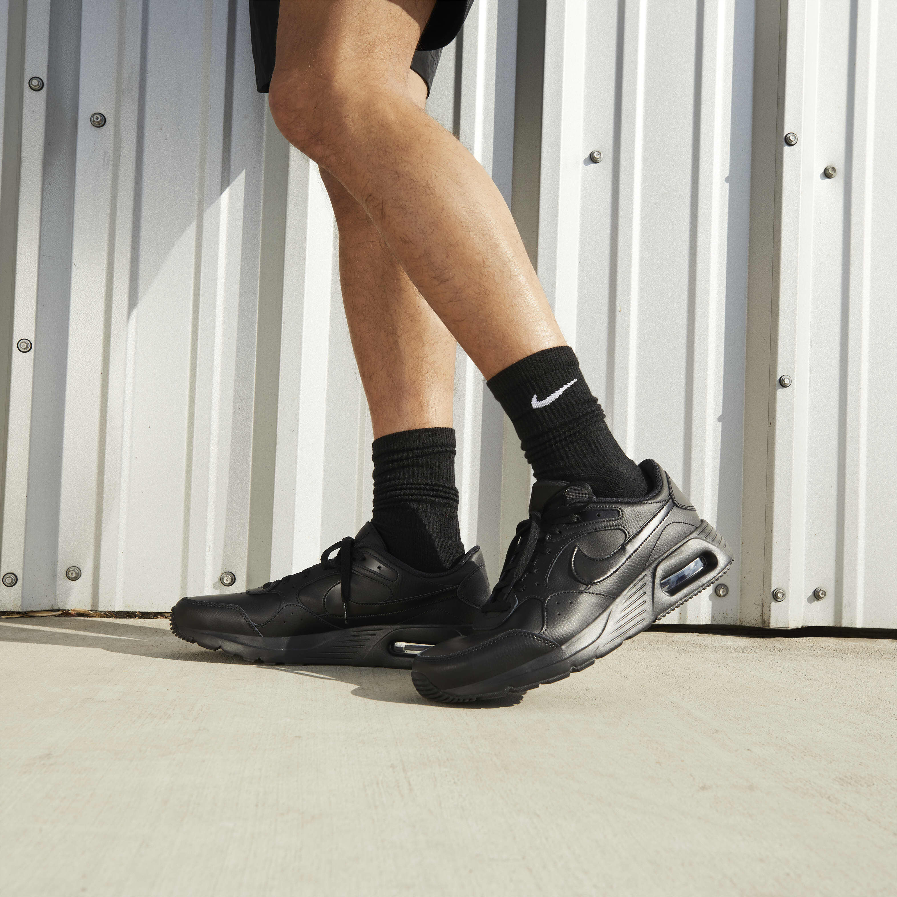 Nike leather casual shoes hot sale