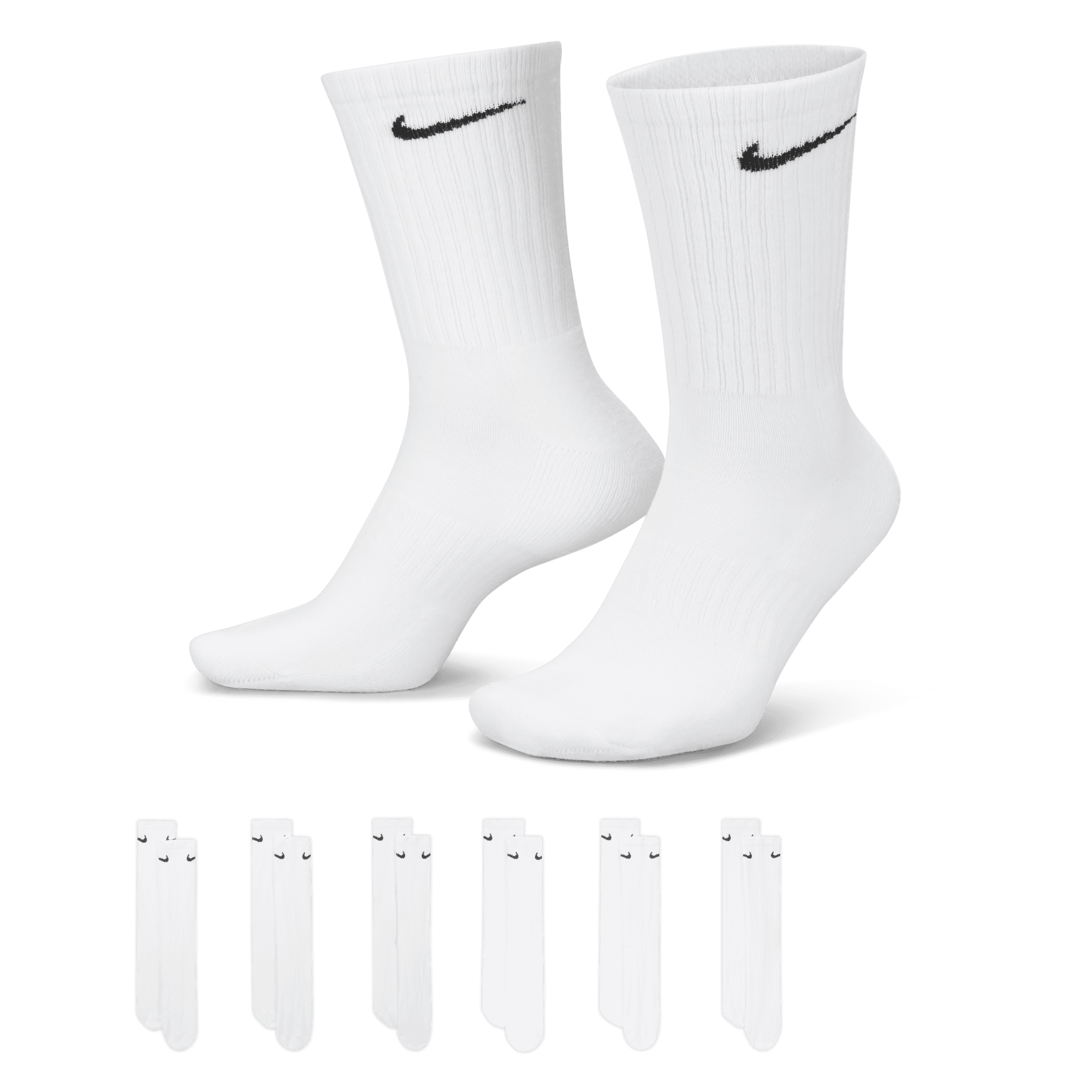 Shop Everyday Cushioned Training Crew Socks 6Pairs | Nike UAE
