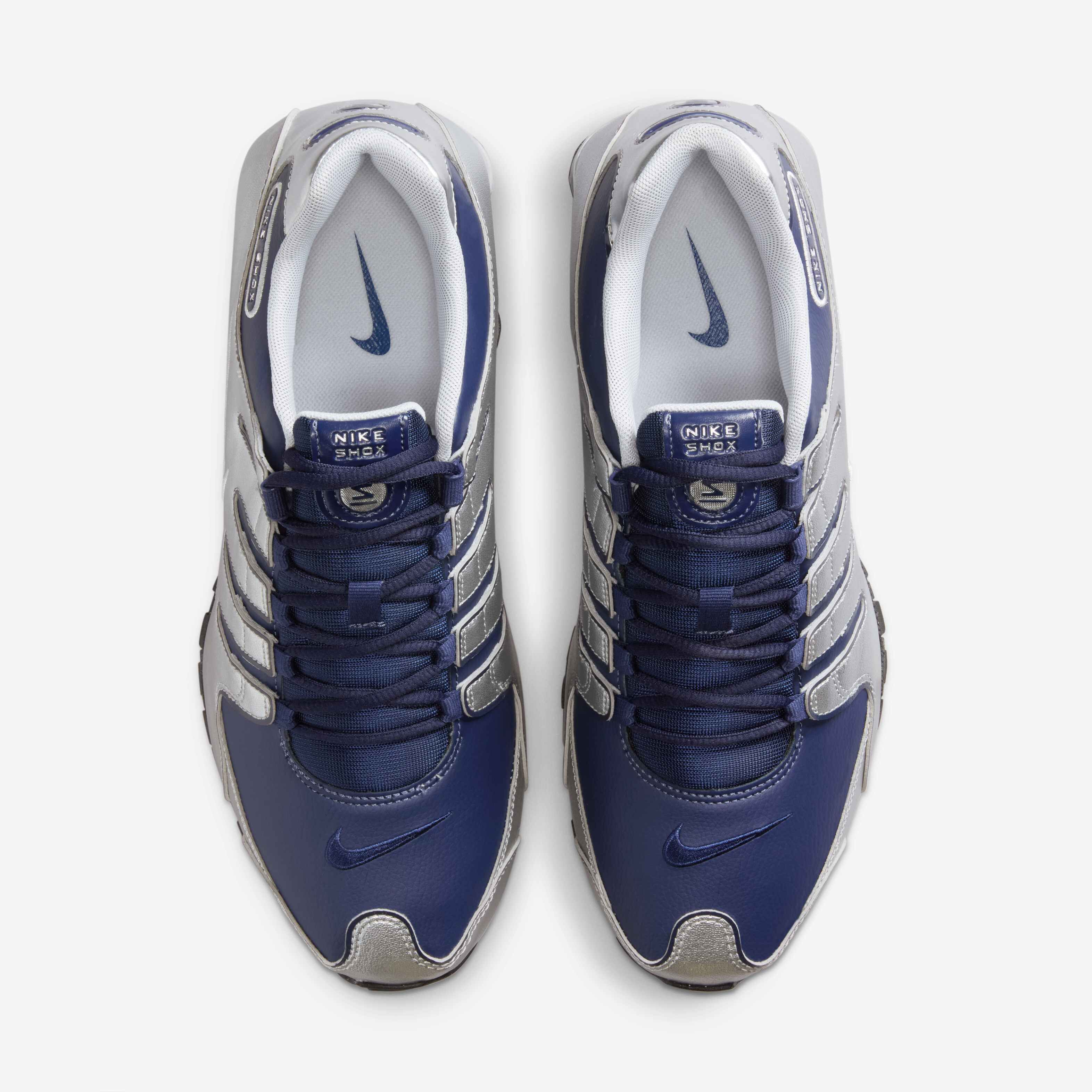 Buy Nike Shox NZ Men's Shoe - Midnight Navy/Metallic Silver/Black