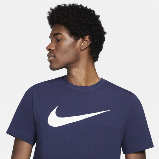 Nike swoosh shop t shirt mens