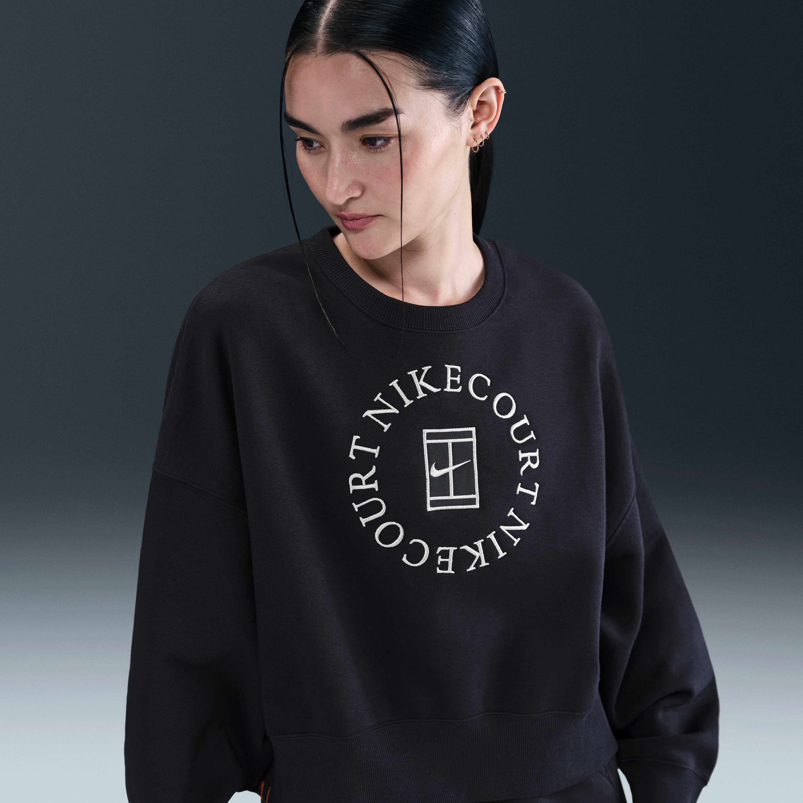 Buy NikeCourt Heritage Phoenix Fleece Women's Over-Oversized Crew